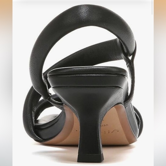 Black Strappy Heeled Sandals - Picture 3 of 4